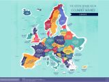 Map Of Europe and Spain World Map the Literal Translation Of Country Names