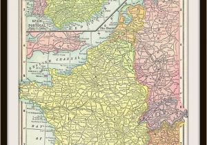 Map Of Europe and Switzerland Antique Map France Belgium Holland Switzerland by