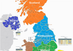 Map Of Europe and Uk Map Uk Divided Into 10 States Random Fascination Map