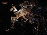 Map Of Europe at Night 8 Best Maps Images In 2014 Maps World Maps Knowledge