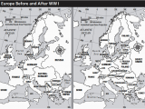 Map Of Europe before and after World War 1 Europe before after Wwi Teaching Effects Of Wwi Ww