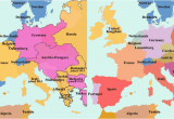 Map Of Europe before and after Ww1 Map Of European Countries During World War 1 Download them