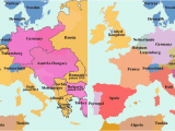 Map Of Europe before and after Ww1 Map Of European Countries During World War 1 Download them