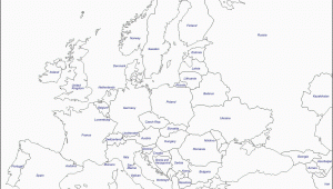 Map Of Europe Black and White Printable Europe Free Map Free Blank Map Free Outline Map Free