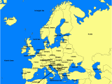 Map Of Europe Bodies Of Water 28 Thorough Europe Map W Countries