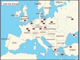Map Of Europe Cold War 20 Not Vague World Map for 8th Class