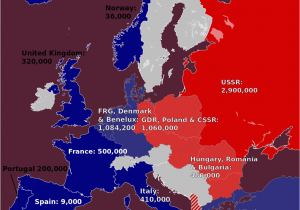 Map Of Europe During Cold War History and Members Of the Warsaw Pact