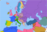 Map Of Europe During Cold War Political Map Of Europe the Mediterranean On 19 Apr 1946