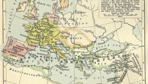 Map Of Europe During Roman Empire Europe and the East Roman Empire 533 600 1911 by William