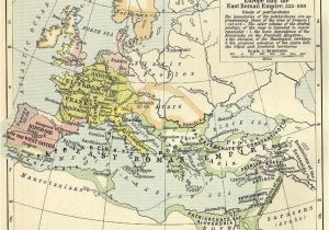 Map Of Europe During Roman Empire Europe and the East Roman Empire 533 600 1911 by William