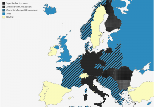 Map Of Europe During the Cold War Create Custom Historical Map Historical Mapchart
