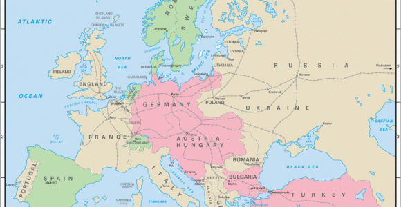 Map Of Europe During World War 1 40 Maps that Explain World War I Vox Com