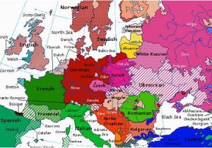 Map Of Europe From 1914 Linguistic Map Of Europe From 1914 Handbooking