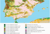 Map Of Europe Iberian Peninsula Land Cover Classification for the Iberian Peninsula Adapted