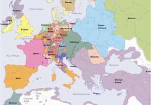 Map Of Europe In 1600 Middle East A Free Maps