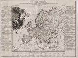 Map Of Europe In 18th Century the First attempt at Economic Mapping Rare Antique Maps