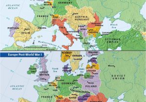 Map Of Europe In 1914 and 1919 10 Explicit Map Europe 1918 after Ww1