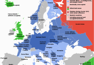 Map Of Europe In 1942 German Occupied Europe Wikipedia World War Ii World