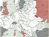 Map Of Europe In 1944 Under German Occupation atlas Of the World Battle Fronts In Semimonthly Phases to