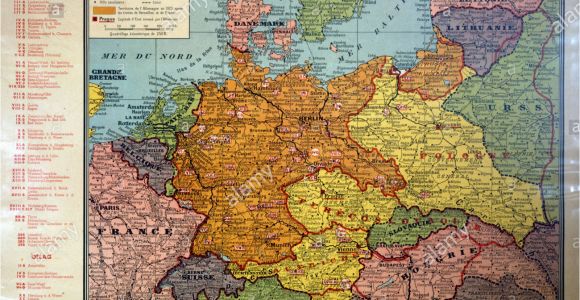 Map Of Europe In 1944 Under German Occupation Germany Map War Stock Photos Germany Map War Stock Images