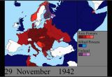 Map Of Europe In 1944 Under German Occupation Watch World War Ii Rage Across Europe In A 7 Minute Time