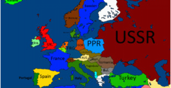 Map Of Europe In 1946 Maps for Mappers Historical Maps thefutureofeuropes Wiki
