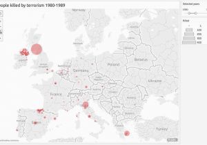 Map Of Europe In 1980 Xavi Ruiz On Twitter D Victims Of Terrorism In Europe by