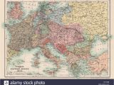 Map Of Europe In 19th Century Historical Europe Maps Stock Photos Historical Europe Maps