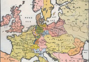 Map Of Europe In 19th Century Historical Map Europe Stock Photos Historical Map Europe