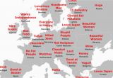 Map Of Europe In Detail the Japanese Stereotype Map Of Europe How It All Stacks Up