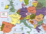 Map Of Europe In English Spain On the Map Of Europe