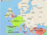 Map Of Europe In the Middle Ages Map Of Europe at 200ad Timemaps