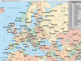 Map Of Europe Main Cities Countries Quiz World Maps