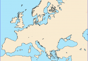 Map Of Europe No Labels 36 Intelligible Blank Map Of Europe and Mediterranean