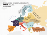 Map Of Europe Oceans Culinary Map Of Europe According to France Information is