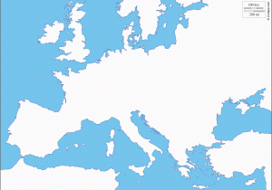 Map Of Europe Plain 36 Intelligible Blank Map Of Europe and Mediterranean