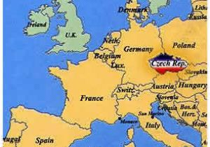 Map Of Europe Prague Prague Map Europe