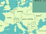 Map Of Europe Prior to Ww1 the Major Alliances Of World War I