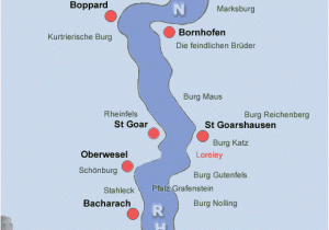 Map Of Europe Rhine River Map Of Germany Rhine River Maps German Valley Road Rhineland