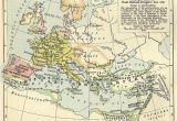 Map Of Europe Roman Empire Europe and the East Roman Empire 533 600 1911 by William