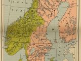 Map Of Europe Scandinavia Historical Maps Of Scandinavia