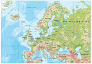 Map Of Europe Showing Prague Map Of Europe Europe Map Huge Repository Of European