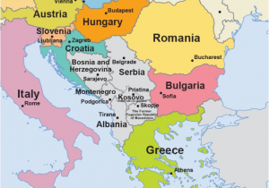 Map Of Europe Showing Slovenia Eu Enlargement Western Balkans Multimedia Centre