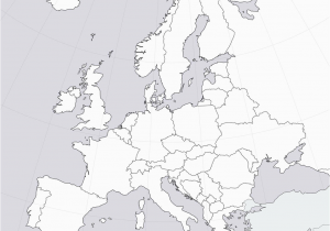 Map Of Europe Unlabeled 36 Intelligible Blank Map Of Europe and Mediterranean