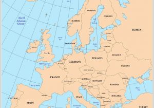 Map Of Europe with All Cities 36 Intelligible Blank Map Of Europe and Mediterranean