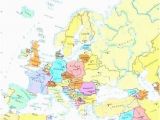 Map Of Europe with All Cities Map Europe Major Cities Pergoladach Co