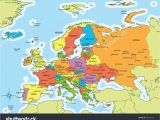 Map Of Europe with Capitals and Major Cities 25 Categorical Map Of Eastern Europe and Capitals