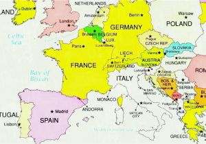 Map Of Europe with Cities and Countries 53 Strict Map Europe No Names