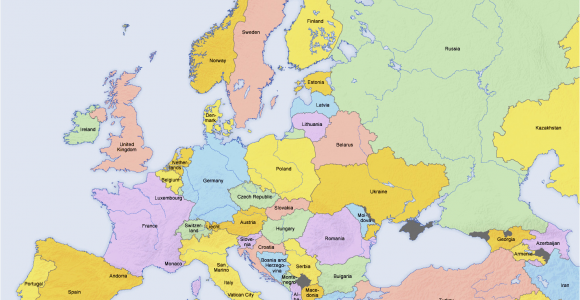 Map Of Europe with Countries and Cities atlas Of Europe Wikimedia Commons