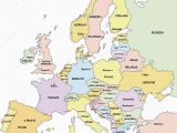 Map Of Europe with Country Names and Capitals 28 Thorough Europe Map W Countries
